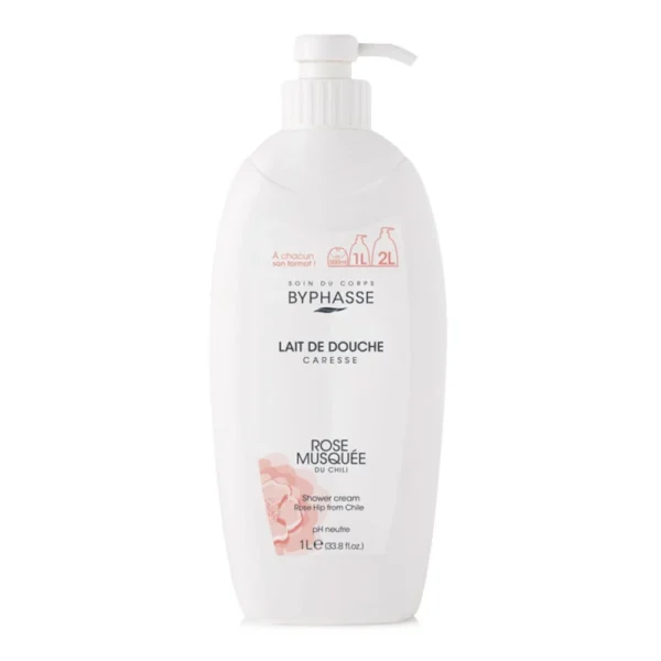 Gel de dus Byphasse Rose Musquee du Chili - 1 L